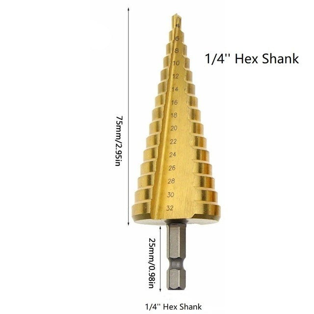 Titanium Drill Cone Bit Set | Kalsten