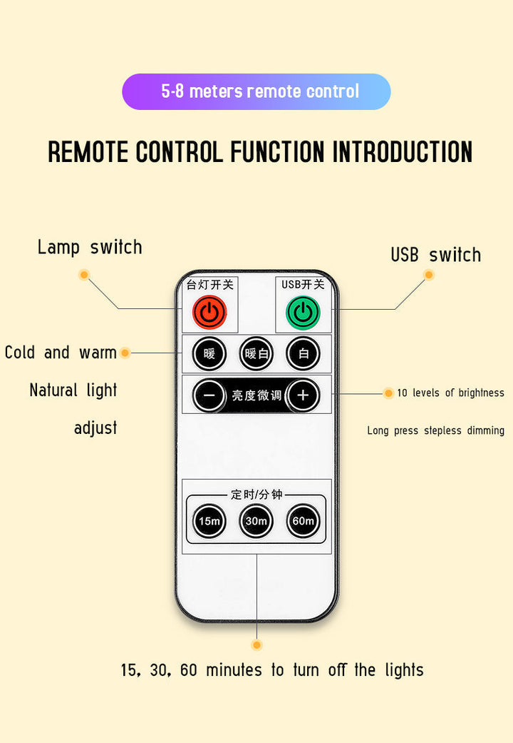 Remote Control Luminous Night Light | Kalsten