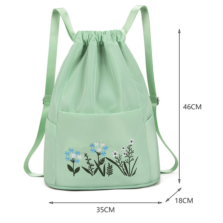 Flower Waterproof Folding Large Travel Backpack | Kalsten
