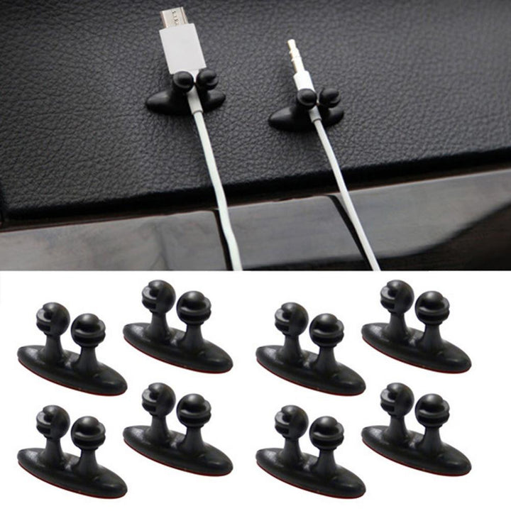 Car Cable Holder Clips (8 Pcs) | Kalsten