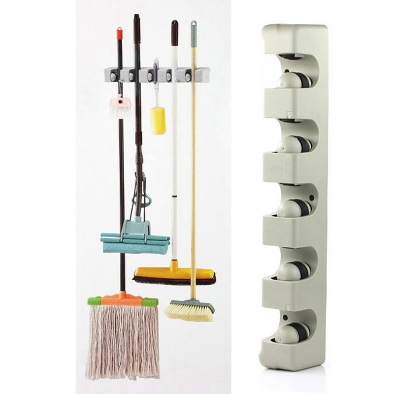 Mop & Broom Organizer Wall Mount Hanger | Kalsten