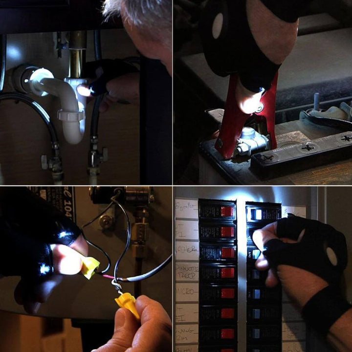 Fingerless Glove LED Flashlight | Kalsten