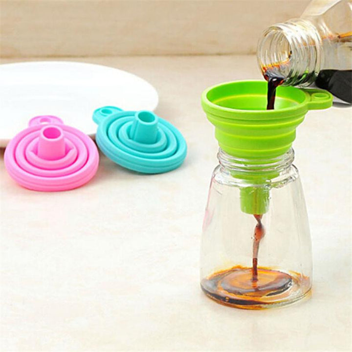 Collapsible/Foldable Silicone Funnel | Kalsten