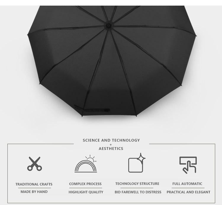 Kalsten | Luxury Automatic Open & close Umbrella Folding Wind water Resistant
