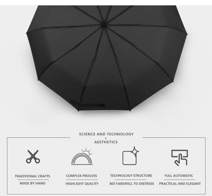 Kalsten | Luxury Automatic Open & close Umbrella Folding Wind water Resistant