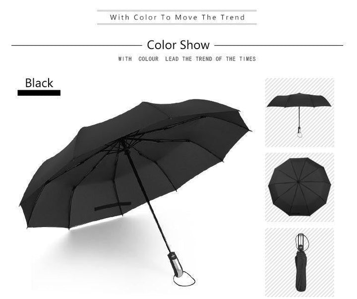 Kalsten | Luxury Automatic Open & close Umbrella Folding Wind water Resistant