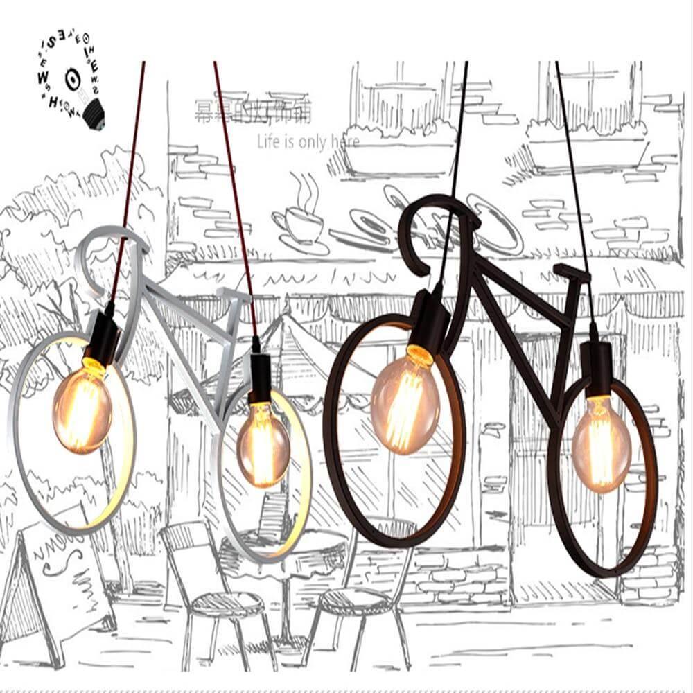 Modern Bicycle Nordic Style Droplight Chandelier Lamp | Kalsten