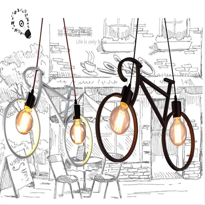 Modern Bicycle Nordic Style Droplight Chandelier Lamp | Kalsten