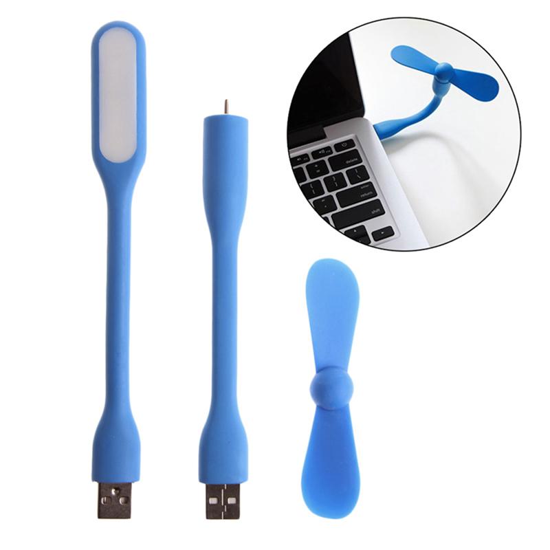 USB Mini Fan and LED Light - Bundle | Kalsten