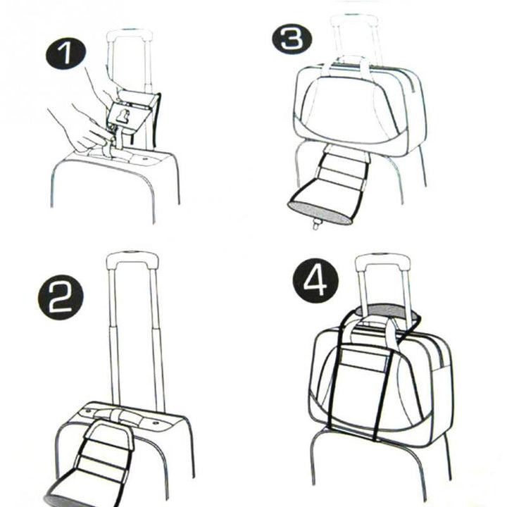 Adjustable Carry On Suitcase Bungee Strap | Kalsten