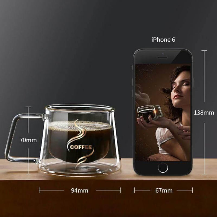 Kalsten | Double Glass High Temperature Coffee Cup