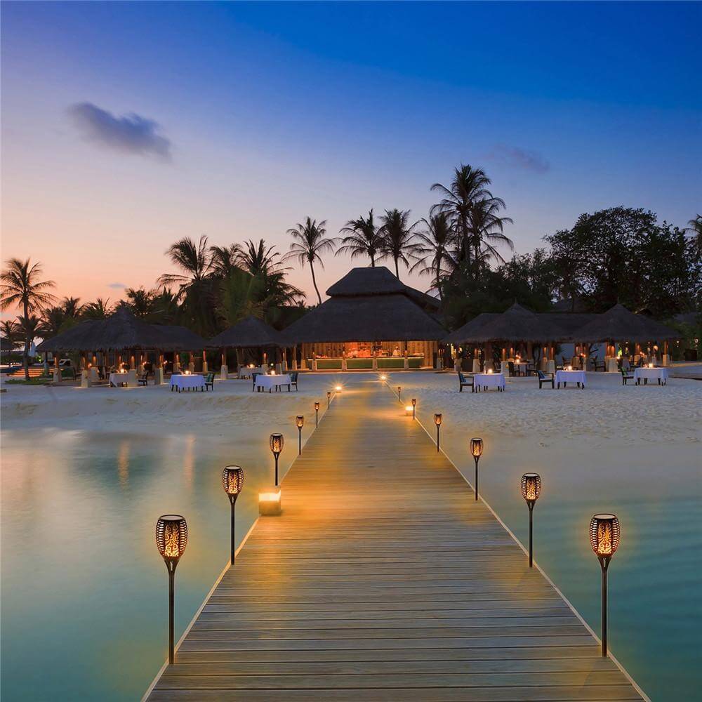 LED Outdoor Flickering Dancing Flames Lights | Kalsten