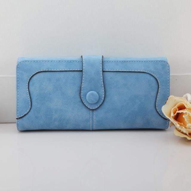 Kalsten | Exclusive Women Wallets New Winter Fashion Trends Pumping Frosted Multi-card Position Two Fold Wallet Lady Ms. Long Purse Card