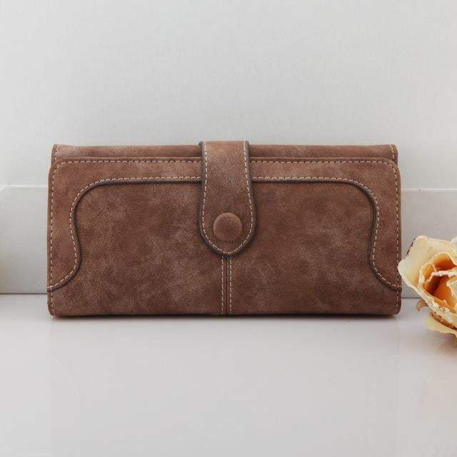 Kalsten | Exclusive Women Wallets New Winter Fashion Trends Pumping Frosted Multi-card Position Two Fold Wallet Lady Ms. Long Purse Card