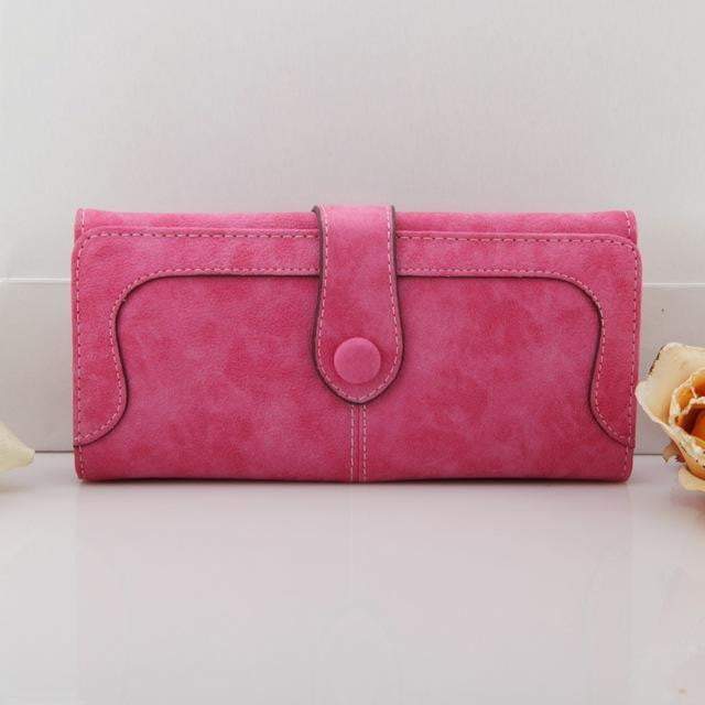 Kalsten | Exclusive Women Wallets New Winter Fashion Trends Pumping Frosted Multi-card Position Two Fold Wallet Lady Ms. Long Purse Card