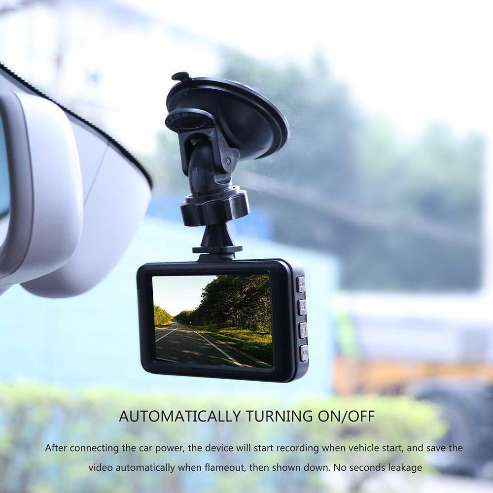 Kalsten | 3 inch Dash Camera Car DVR Dash Cam Video Recorder HDMI HD 1080P Camcorder Night Vision Motion Detection Loop Recording