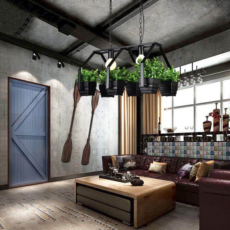 Modern House Plant  with Lighting | Kalsten
