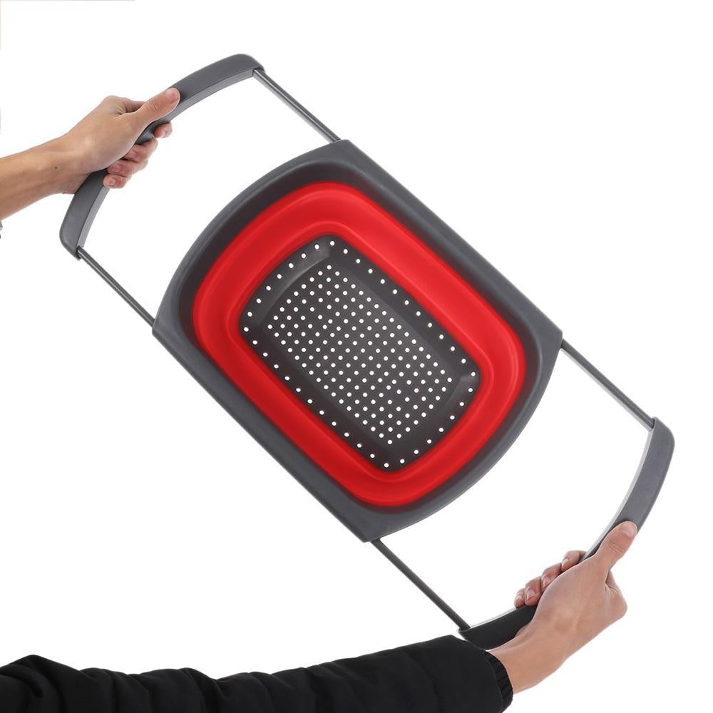 Collapsible Extendable Silicone Strainer | Kalsten