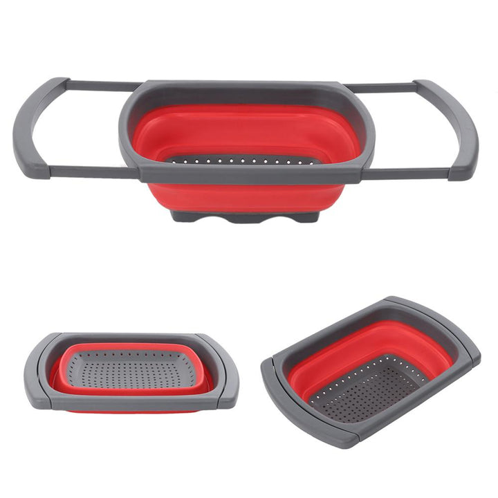 Collapsible Extendable Silicone Strainer | Kalsten