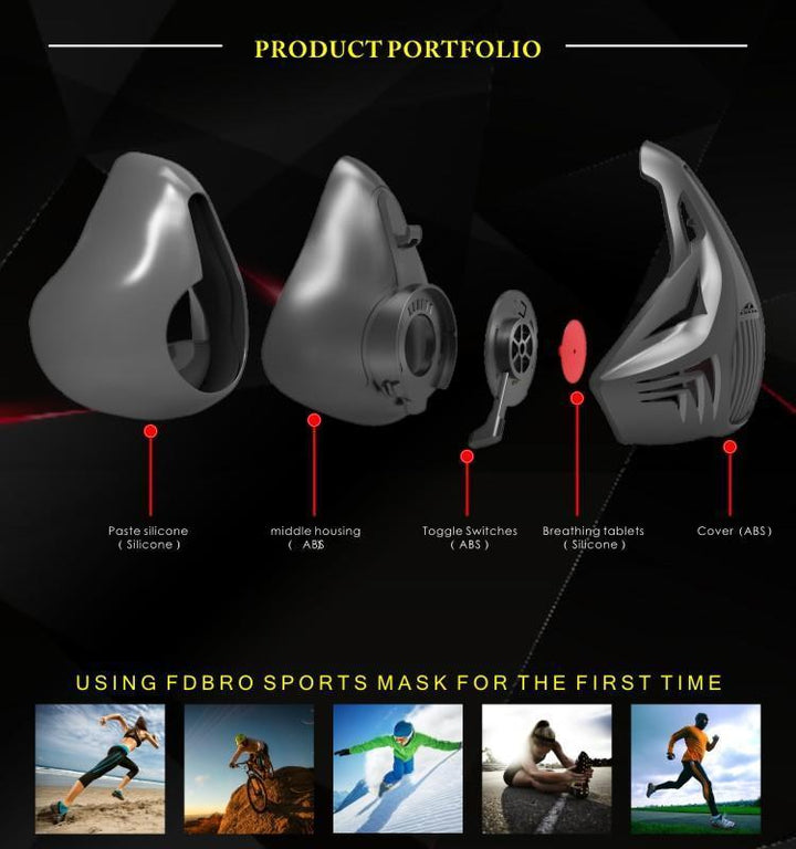 Kalsten | Sports Training Fitness Mask For Elevation Workout
