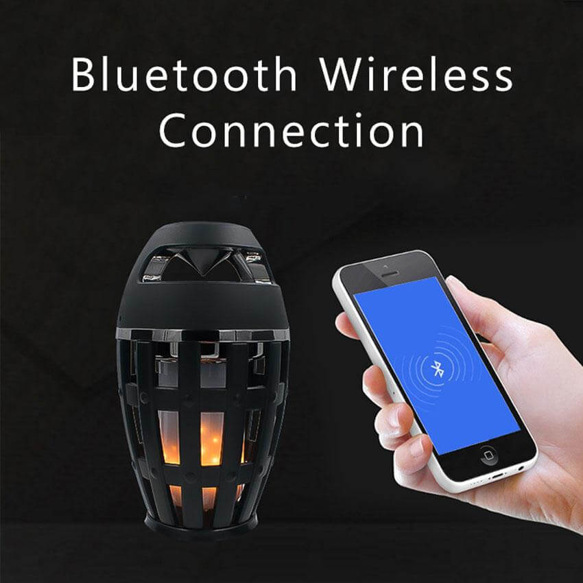 Flame Atmosphere Lamp Light with Bluetooth Speaker | Kalsten