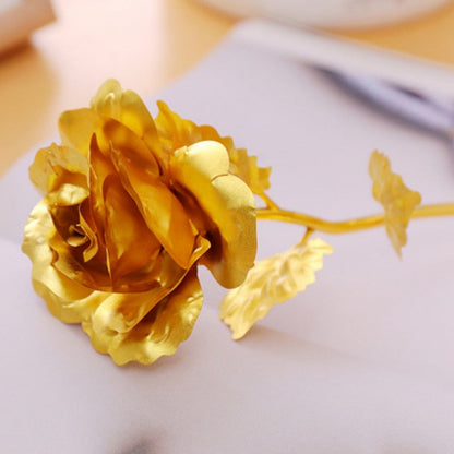 24k gold-plated rose | Includes certificate and luxurious gift box