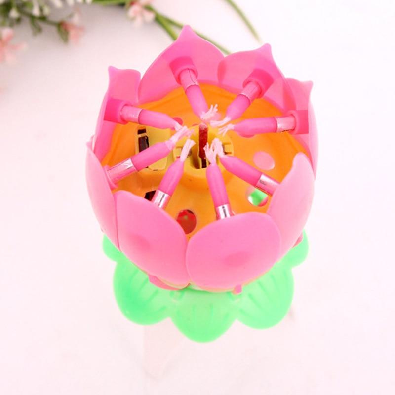 Birthday Lotus Flower Candle | Kalsten
