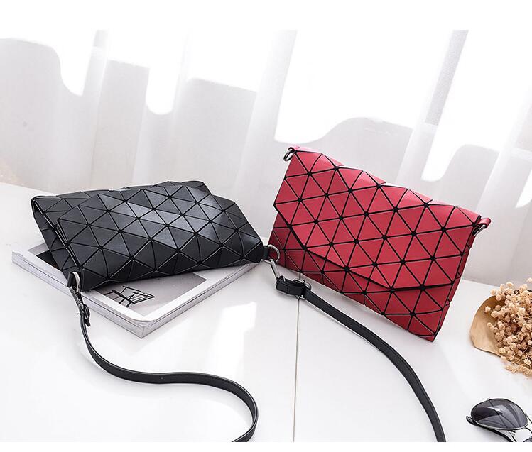 Abstract Geometric Matte Shoulder Bag | Kalsten
