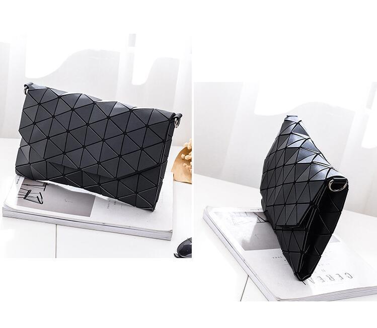 Abstract Geometric Matte Shoulder Bag | Kalsten