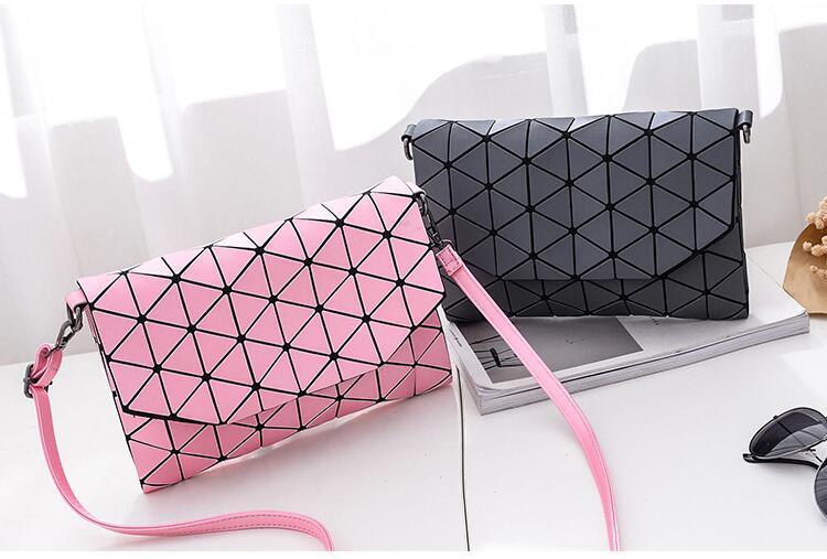 Abstract Geometric Matte Shoulder Bag | Kalsten