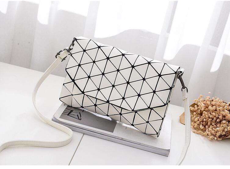 Abstract Geometric Matte Shoulder Bag | Kalsten