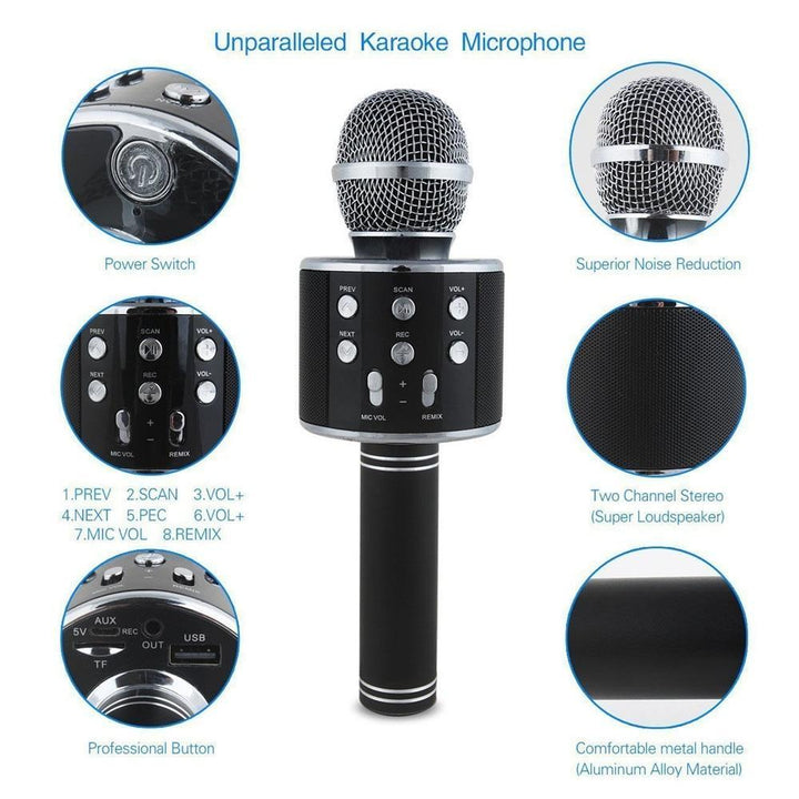 Kalsten | Wireless Magic Karaoke Microphone – Bluetooth Karaoke Microphone