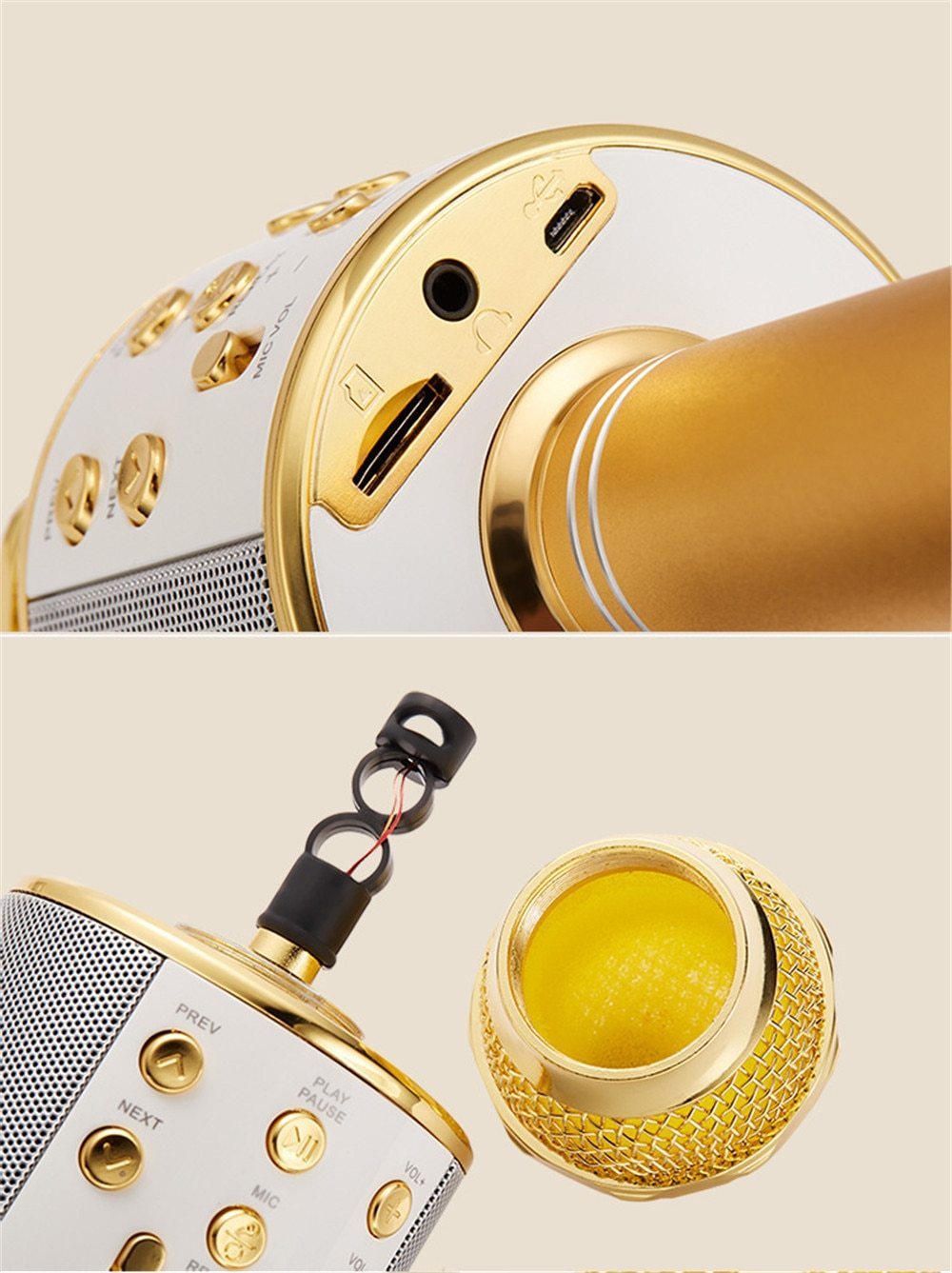 Kalsten | Wireless Magic Karaoke Microphone – Bluetooth Karaoke Microphone