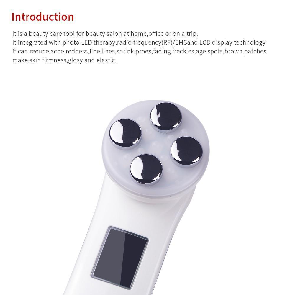 Brehn | 5in1 RF & EMS Radio Mesotherapy Electroporation Face Beauty Pen Skin Rejuvenation & Wrinkle Remover