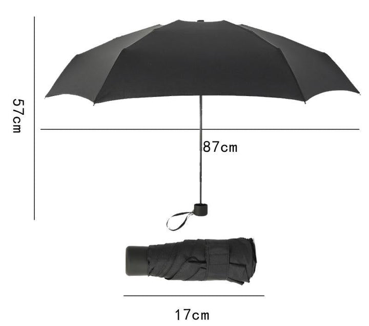 Compact Travel Folding Umbrella - Small and Light | Kalsten