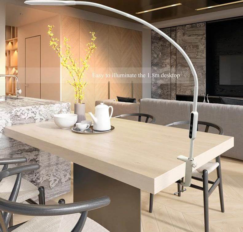 Table Clip Led Desk Lamp with Remote Control | Kalsten
