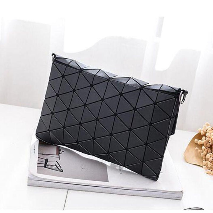 Abstract Geometric Matte Shoulder Bag | Kalsten