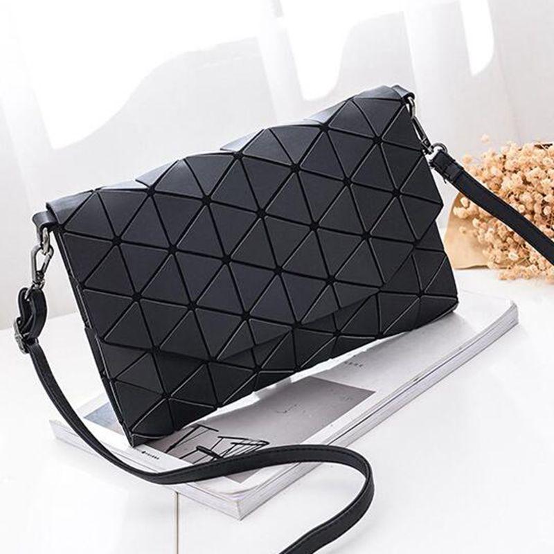 Abstract Geometric Matte Shoulder Bag | Kalsten