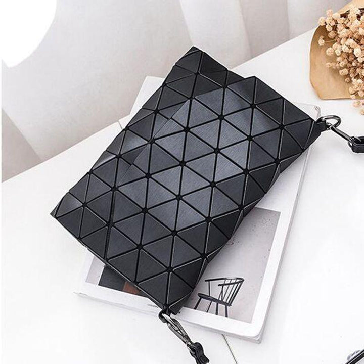 Abstract Geometric Matte Shoulder Bag | Kalsten