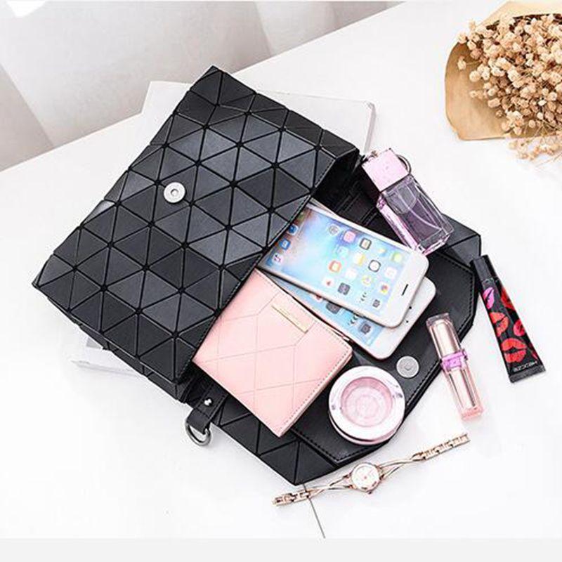 Abstract Geometric Matte Shoulder Bag | Kalsten