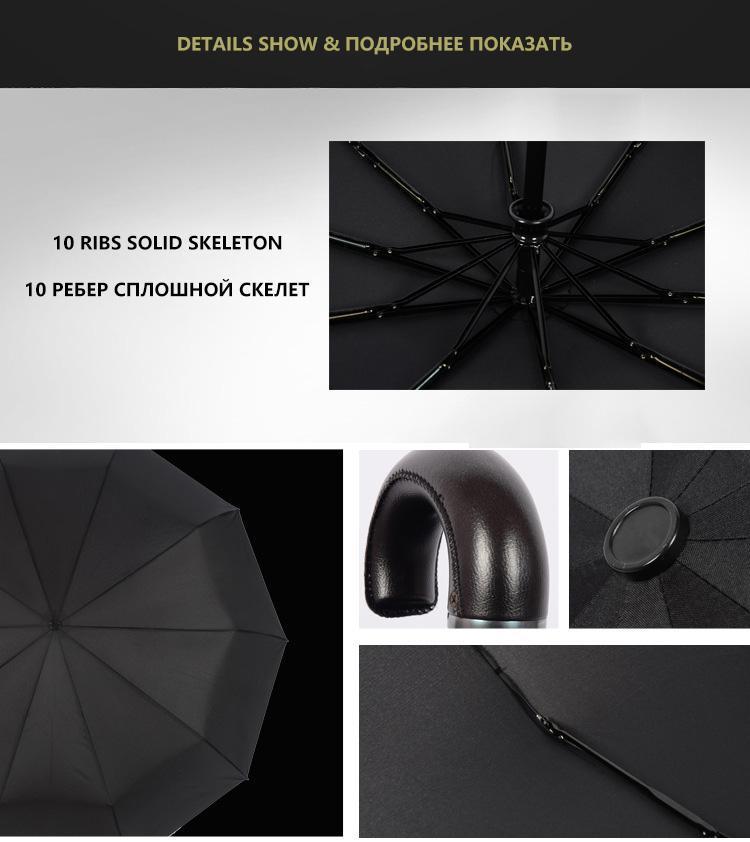Kalsten | Premium Classic English style Automatic Umbrella Wind Resistant