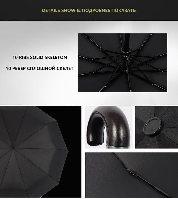 Kalsten | Premium Classic English style Automatic Umbrella Wind Resistant