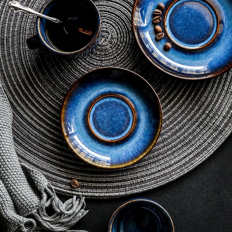Cat Eye Blue Ceramic Mug | Kalsten