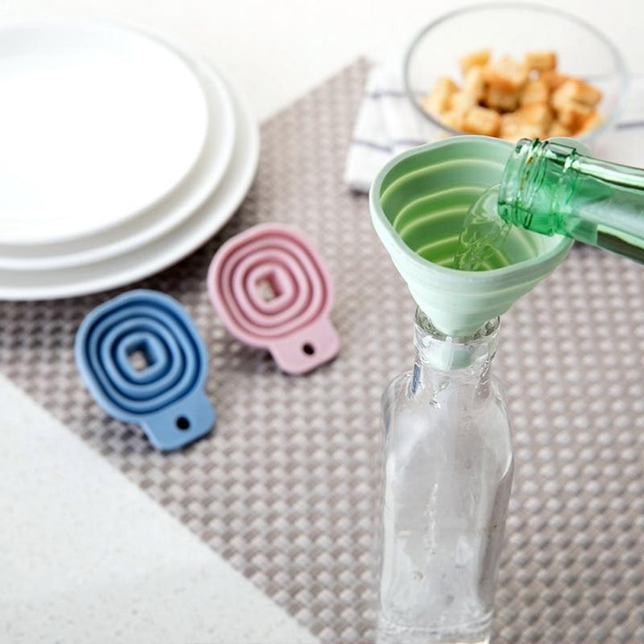 Collapsible Silicone Kitchen Funnel | Kalsten