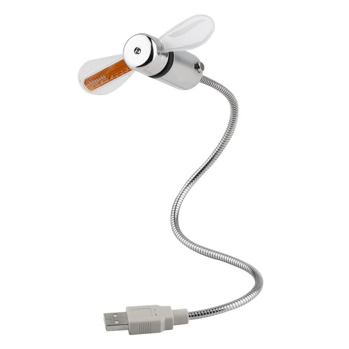 USB Mini Fan with LED Time | Kalsten