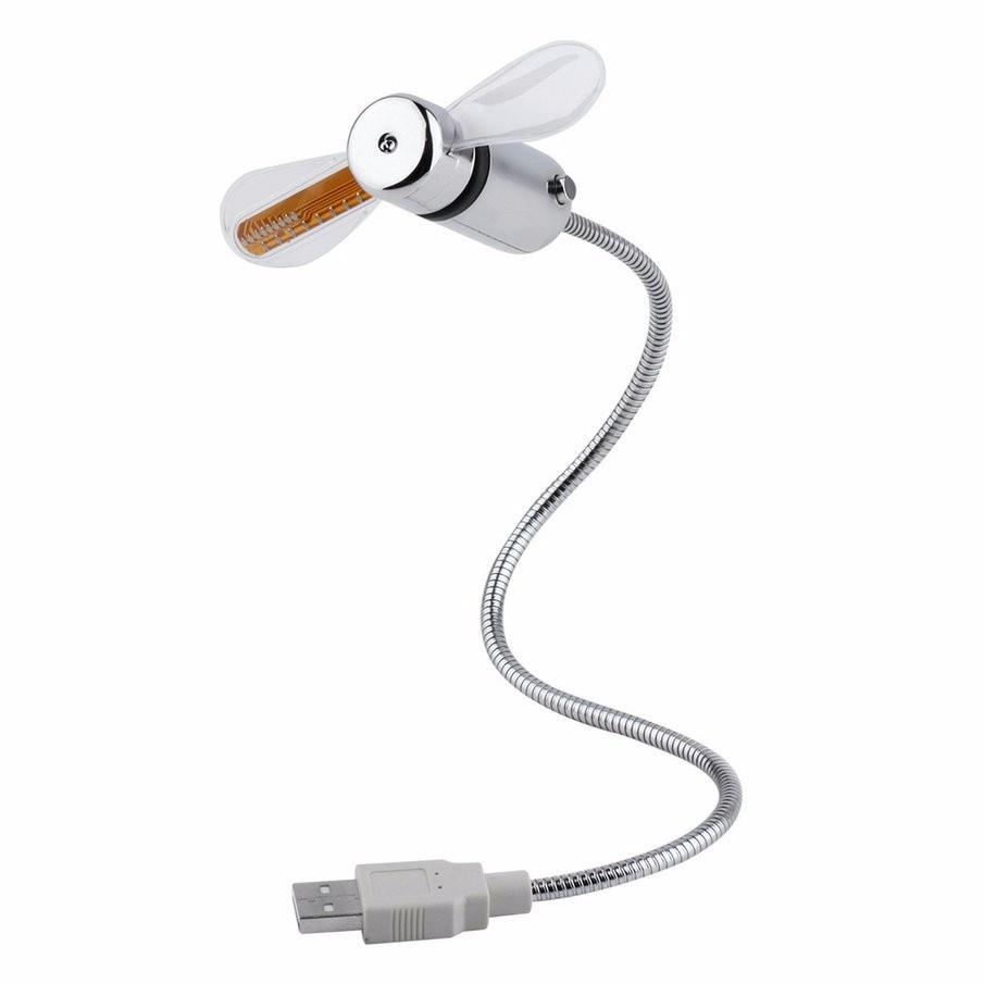 USB Mini Fan with LED Time | Kalsten