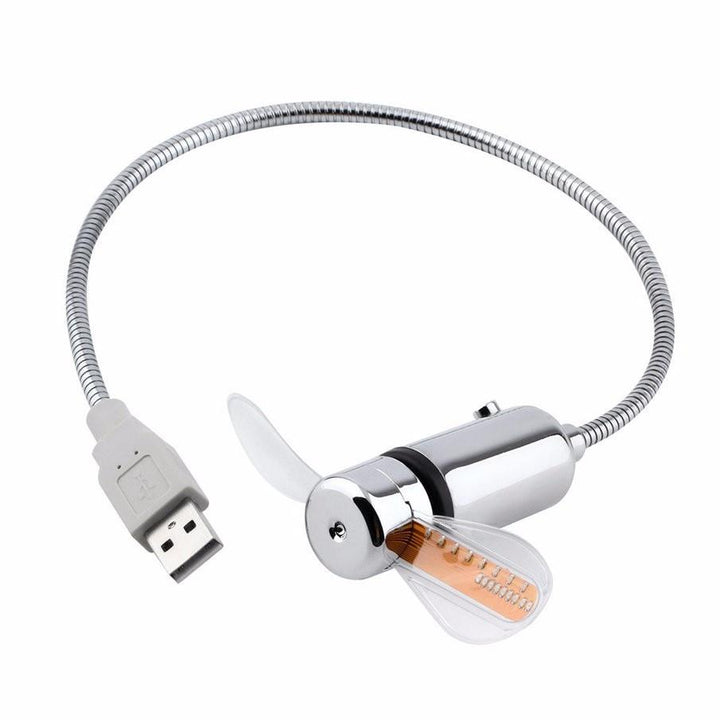 USB Mini Fan with LED Time | Kalsten