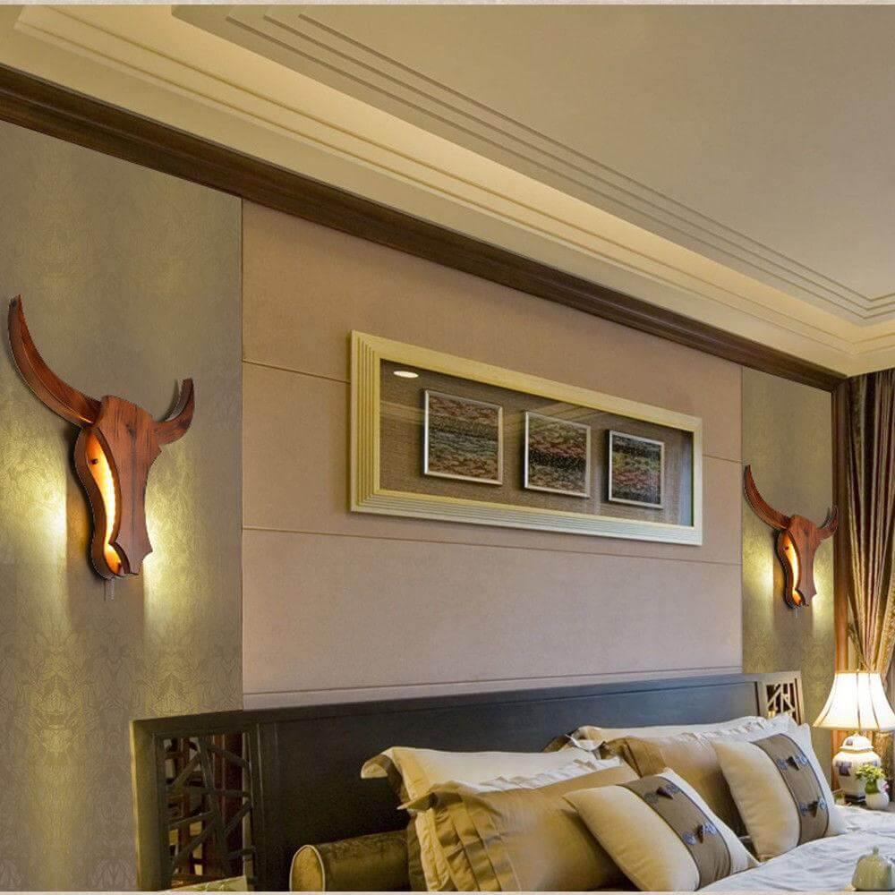 Nordic Style Bull Head Creative Lamps | Kalsten