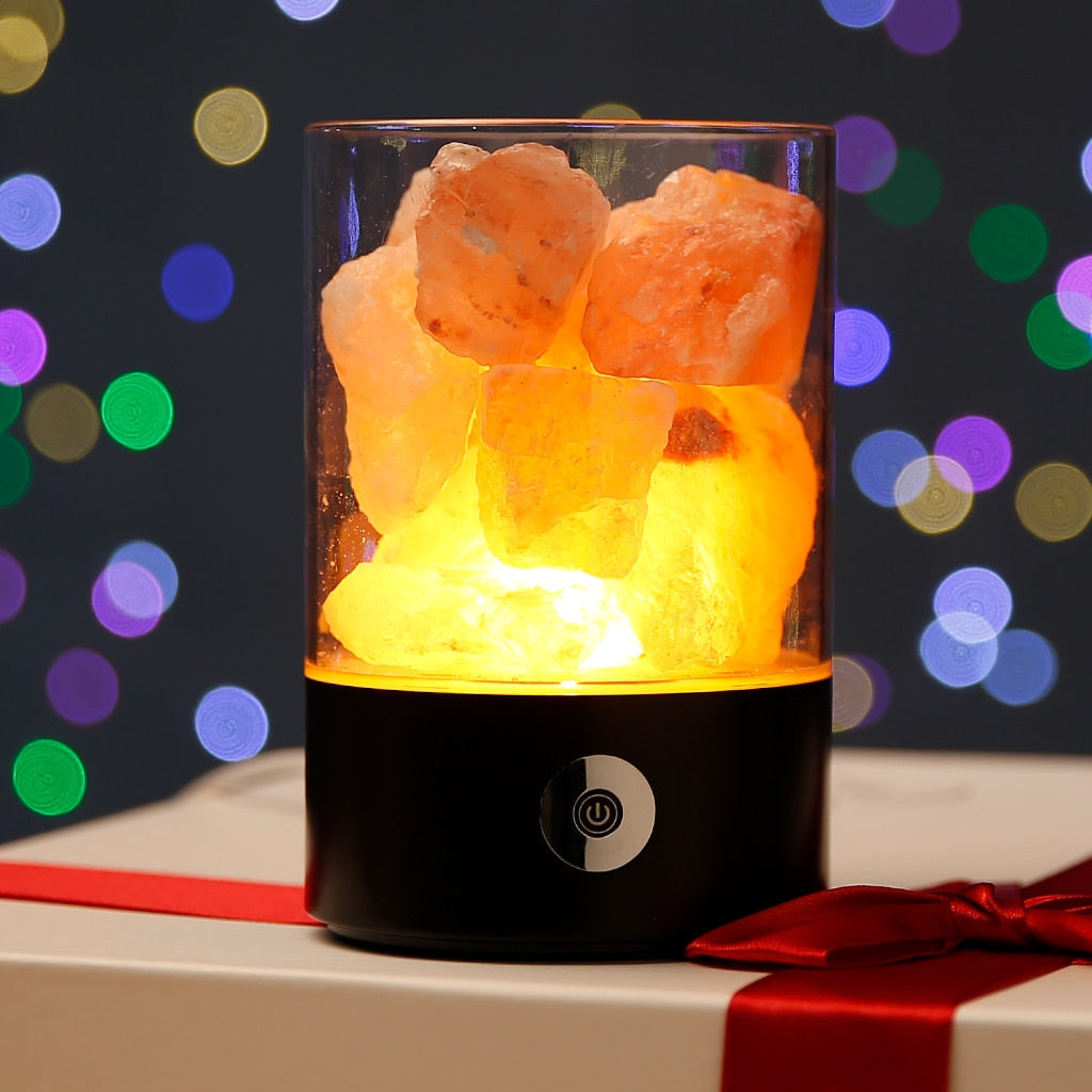 Himalayan Salt Desk Lamp & Air Purifier White | Kalsten