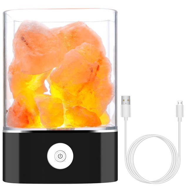 Himalayan Salt Desk Lamp & Air Purifier White | Kalsten